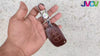 JVCV® Car Styling Soft Handmade Leather Key Cover Compatible with Hyundai Creta Venue Exter Aura Elite i20 Grand i10 Nios Xcent 3 Button Flip Key