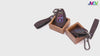 JVCV® Suede Leather Key Cover Compatible with Maruti Suzuki Baleno Ciaz Vitara Brezza S Cross Swift Ignis and Toyota Urban Cruiser Smart Key