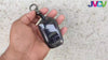 JVCV® Soft TPU Transparent Cover with keychain – Compatible with Isuzu Keys (Transparent Black)