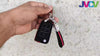 JVCV® Suede Leather Key Cover Compatible with Skoda Kylaq Slavia Kushaq Taigun Tiguan Virtus Octavia Kodiaq Superb Folding Key