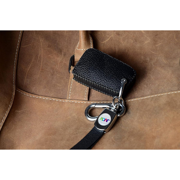 JVCV® Soft Handmade Lychee Pattern Leather Key Cover Compatible with Skoda Kushaq Slavia Octavia Kodiaq Superb Folding Key