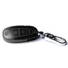 JVCV® Soft Handmade Leather Car Key Cover Compatible with Maruti Suzuki Baleno Ciaz Vitara Brezza S Cross Swift Ignis, Toyota Urban Cruiser Smart Key with Keychain-3B Push Button Start Car Key.