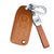 JVCV® Soft Handmade Lychee Pattern Leather Key Cover Compatible with Tata Tiago Tigor Punch Hexa Nexon Zest Bolt Safari Storme Flip Key
