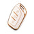JVCV® Gold Border TPU Key Cover – Compatible with MG ZS EV & Astor Smart Key